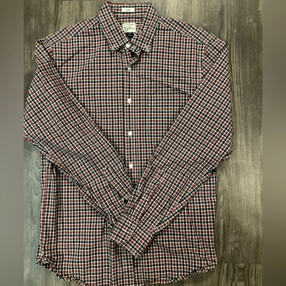 J. Crew Slim Fit 100% Cotton Medium‎ Button Down Shirt